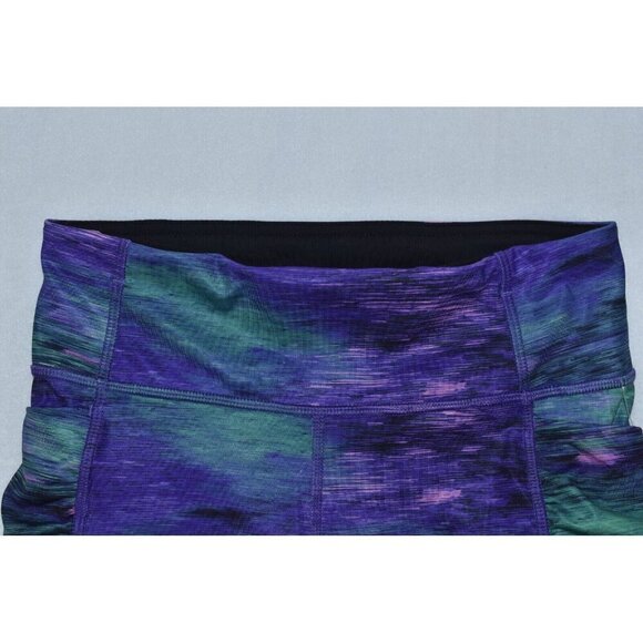 Lululemon Womens Rio Nights Multi Speed Track 6” Short Biker Shorts Size 4 - Picture 2 of 9